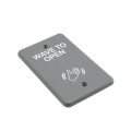 BEA MS31 Magic "Wave to Open" Single Gang Actuator Faceplate (Text & Logo, Gray) - 70-5836