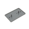 BEA MS31 Magic "Wave to Open" Single Gang Actuator Faceplate (Text & Logo, Gray) - 70-5836
