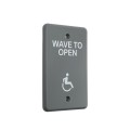 BEA MS31 Magic Wave to Open Single Gang Actuator Faceplate (Accessibility Logo Only, Gray) - 70-5837
