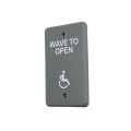 BEA MS31 Magic Wave to Open Single Gang Actuator Faceplate (Accessibility Logo Only, Gray) - 70-5837