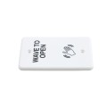 BEA MS31 Magic "Wave to Open" Single Gang Actuator Faceplate (Text & Logo, White) - 70-5839