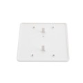 BEA MS31 Faceplate Magic Switch Double Gang "Push to Open" Text & Hand Wave Logo - White - 70-5847