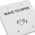 BEA MS31 Faceplate Magic Switch Double Gang "Push to Open" Text & Hand Wave Logo - White - 70-5847