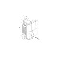AES Gatemaster Superlock Digital Keypad, One-Sided, Field Reversible for 40-60mm Gates - BDGS4060