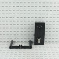 GateMaster Standard Superlock for 40-60mm Gates, Black Plain Handle Style - BLD4060P (Default)
