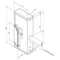 AES Gatemaster Superlock Quick Exit Right-Hand, Keypad On One Side for 40-60mm Gates - BQDG4060R