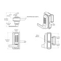 GateMaster Digital Superlock with Rapid Reset | Single-Sided Quick Lever Handle for 40-60mm Gates (Field Reversible) - BQDGRR4060