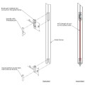 AES Gatemaster Concealed Vertical Dropbolt for Double Gates - CDD