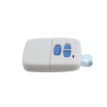 Digi-Code 3-Button Linear MegaCode Visor Transmitter | 318Mhz | Gray - DC-MC3