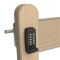 AES GateMaster Surface-Fixed Digital Lock - Right-Hand - Handle On The Inside - DGLSWR