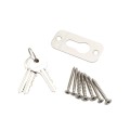 Gatemaster Screw-Fixed Lock for Gates Up to 60mm Thick (Keyed Alike) - GLB02KA