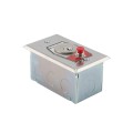 One Button Flush Mount Keyswitch with Stop - MMTC HBFS