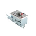 Flush Mount One Button Open-Close Keyswitch with Best Core Mortise Cylinder (NEMA 1 - 15 amp @ 125/250V AC) - MMTC HBFST-BC (Keyswitches)