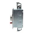 Flush Mount One Button Open-Close Keyswitch with Best Core Mortise Cylinder (NEMA 1 - 15 amp @ 125/250V AC) - MMTC HBFST-BC (Keyswitches)
