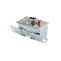Flush Mount Keyswitch with Best Core Cylinder (NEMA 1 - 15 amp @ 125/250V AC) - MMTC HBFST-SLF (Keyswitches)
