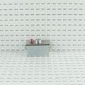 Flush Mount Keyswitch with Changeable Core Cylinder and Stop Button (NEMA 1 - 15 amp @ 125/250V AC) - MMTC HBFSX-CC