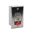 One Button Exterior Flush Mount Keyswitch with Stop Button - MMTC HBFSX