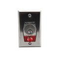 One Button Exterior Flush Mount Keyswitch with Stop Button - MMTC HBFSX
