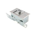 Flush Mount Open-Close Keyswitch with Best Core Mortise Cylinder (NEMA 1 -15 amp @ 125/250V AC) - MMTC HBFT-BC