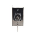 Flush Mount Keyswitch with Changeable Core Cylinder (NEMA 1 - 15 amp @ 125/250V AC) - MMTC HBFX-CC