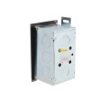 Flush Mount Keyswitch with Changeable Core Cylinder (NEMA 1 - 15 amp @ 125/250V AC) - MMTC HBFX-CC