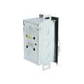 Flush Mount Keyswitch with Changeable Core Cylinder (NEMA 1 - 15 amp @ 125/250V AC) - MMTC HBFX-CC