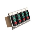 Four Gang, Three Button Surface Mounted Open-Close-Stop Control (NEMA 1) - MMTC LCE-3-4G
