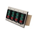 Four Gang, Three Button Surface Mounted Open-Close-Stop Control (NEMA 1) - MMTC LCE-3-4G