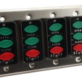 Four Gang, Three Button Surface Mounted Open-Close-Stop Control (NEMA 1) - MMTC LCE-3-4G