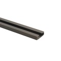 ME110-C-1 Miller Edge ME110-C Mounting Channel Flat, rigid PVC 1ft