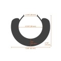 Miller Edge MGR20 Non-Monitored Sensing Edge for 2" Round Gate Posts