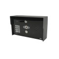 AES 1-Button Opyn Pro IP Callbox with Keypad & Proximity 125k Reader (Powder-Coated, Pedestal Mounted) - OPYN-PRO-IP-PBK-US