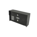 AES 1-Button Opyn Pro IP Callbox with Keypad & Proximity 125k Reader (Powder-Coated, Pedestal Mounted) - OPYN-PRO-IP-PBK-US