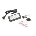 AES 1-Button Opyn Pro IP Callbox with Keypad & Proximity 125k Reader (Powder-Coated, Pedestal Mounted) - OPYN-PRO-IP-PBK-US