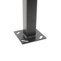 OPTEX 30" Mini Post for Road Surface Mounting OVS Series (Black) - OVS-MPB