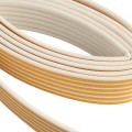 GateArms+ 10 ft. Barrier Arm Protective Bottom Padding With Adhesive Backing - White