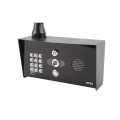 AES 1 Button Praetorian 4G Video Intercom Imperial Pedestal With Keypad (US and Canada) - PRAE-4G-PBK-US