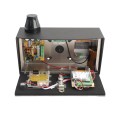 AES Cellcom PRIME7 Imperial Pedestal Mount 4G Cellular Intercom with Keypad Pictured Open Showing Wiring
