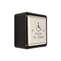 ADA Compliant BEA 4.5" Square Push Plate Kit 900 MHz Wireless (2 Plates, 2 Transmitters, 1 Receiver) - PUSH-PLATE-45S-900