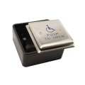 ADA Compliant BEA 4.5" Square Push Plate Kit 900 MHz Wireless (2 Plates, 2 Transmitters, 1 Receiver) - PUSH-PLATE-45S-900