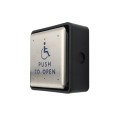 ADA Compliant BEA 4.75" Square Push Plate Kit 433 MHz Wireless (2 Plates, 2 Transmitters, 1 Receiver) - PUSH-PLATE-475S-433