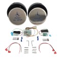 BEA 6" Round Push Plate Kit 900 MHz Wireless (2 Plates, 2 Transmitters, 1 Receiver) - PUSH-PLATE-6R-900