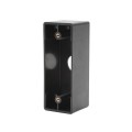 ADA Square 2" x 4" Narrow Exit Handicap Logo Pust to Open Button - Stainless Steel - Surface Mount ABS Box (Default)