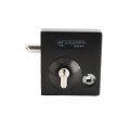 AES Gatemaster Bolt-On Latch and Deadbolt for 10-30mm Gates, Modern Handle - SBLD1601AH (Default)