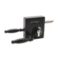 Gatemaster Bolt-On Latch and Deadbolt for 40-60mm Gates, Traditional Handle Style - SBLD1602TDH