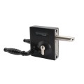 Gatemaster Bolt-On Latch and Deadbolt for 40-60mm Gates, Traditional Handle Style - SBLD1602TDH