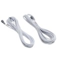 GateArms+ Double-Sided Swing Gate Safety Light Kit - Includes Two 90 Degree Flange Tracks, Two LEDs, Two 20' Wiring Harness, Power Supply (5 ft.) (GateArmsPLUS)