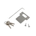 AES Gatemaster Weld-In Long Throw Keyed Latch, 50mm Case Width - SWKLLT1650