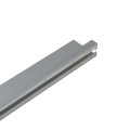 GateArms+ 5 ft. LED Retainer Track - 90 Degree Immediate-Turn Flange (Unpainted Aluminum) (GateArmsPLUS)