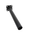 EMX TRES RFID Reader Bolt-On Wall/Ceiling Mount (2" Od X 18" L) Welded 5" X 5" Base Flange 